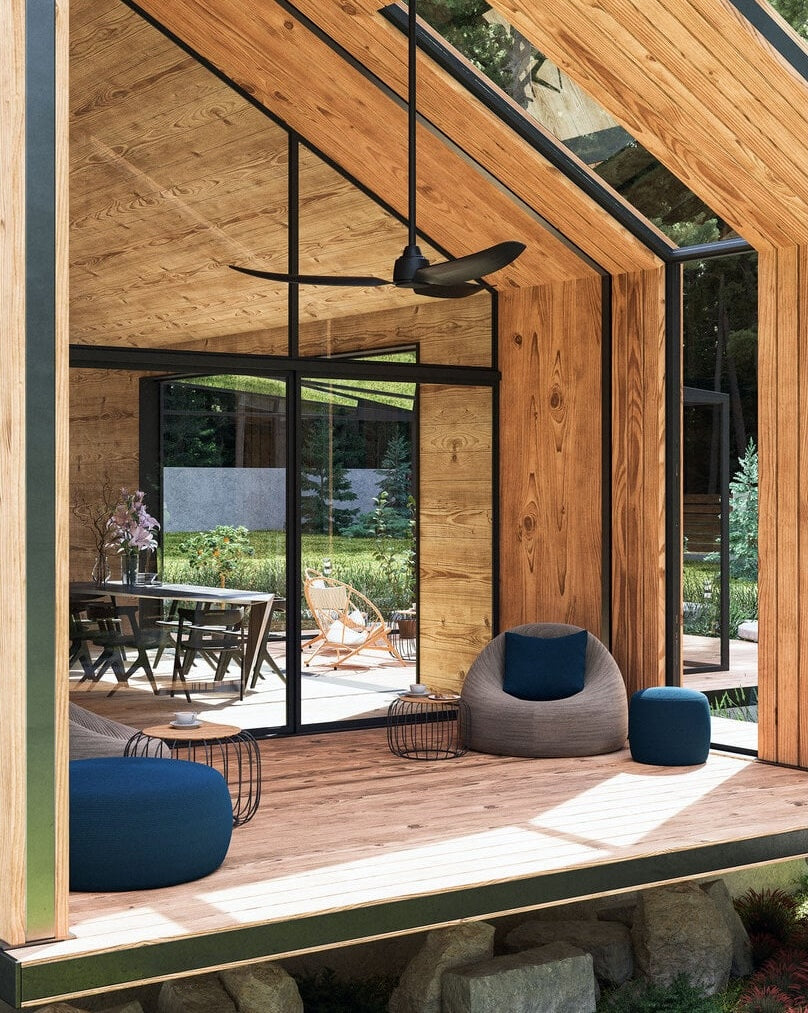 Outdoor DC Motor Ceiling Fans