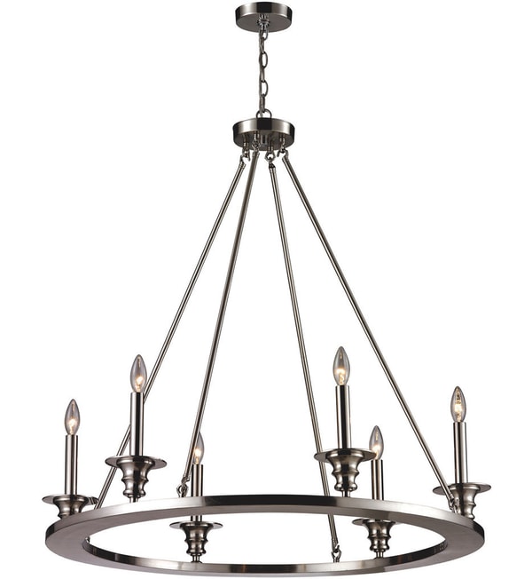 ELK Lighting - 31225/6 - Port Solerno 36" Chandelier | Lamps.com