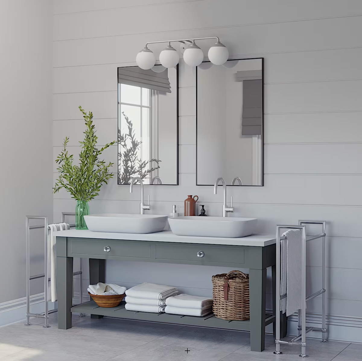 4-Light Bathroom Vanity Lights