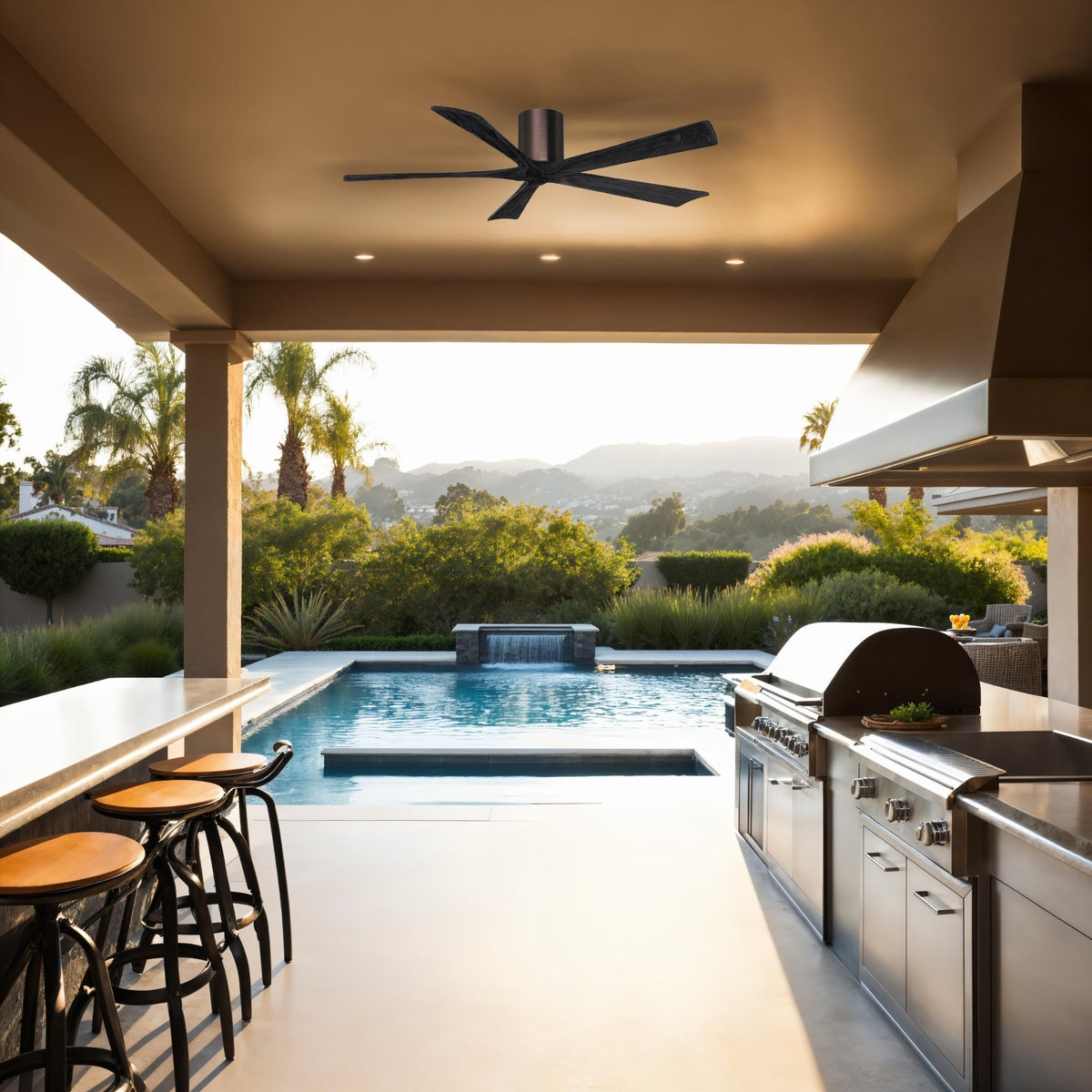 Matthews Outdoor Flush Mount Fans