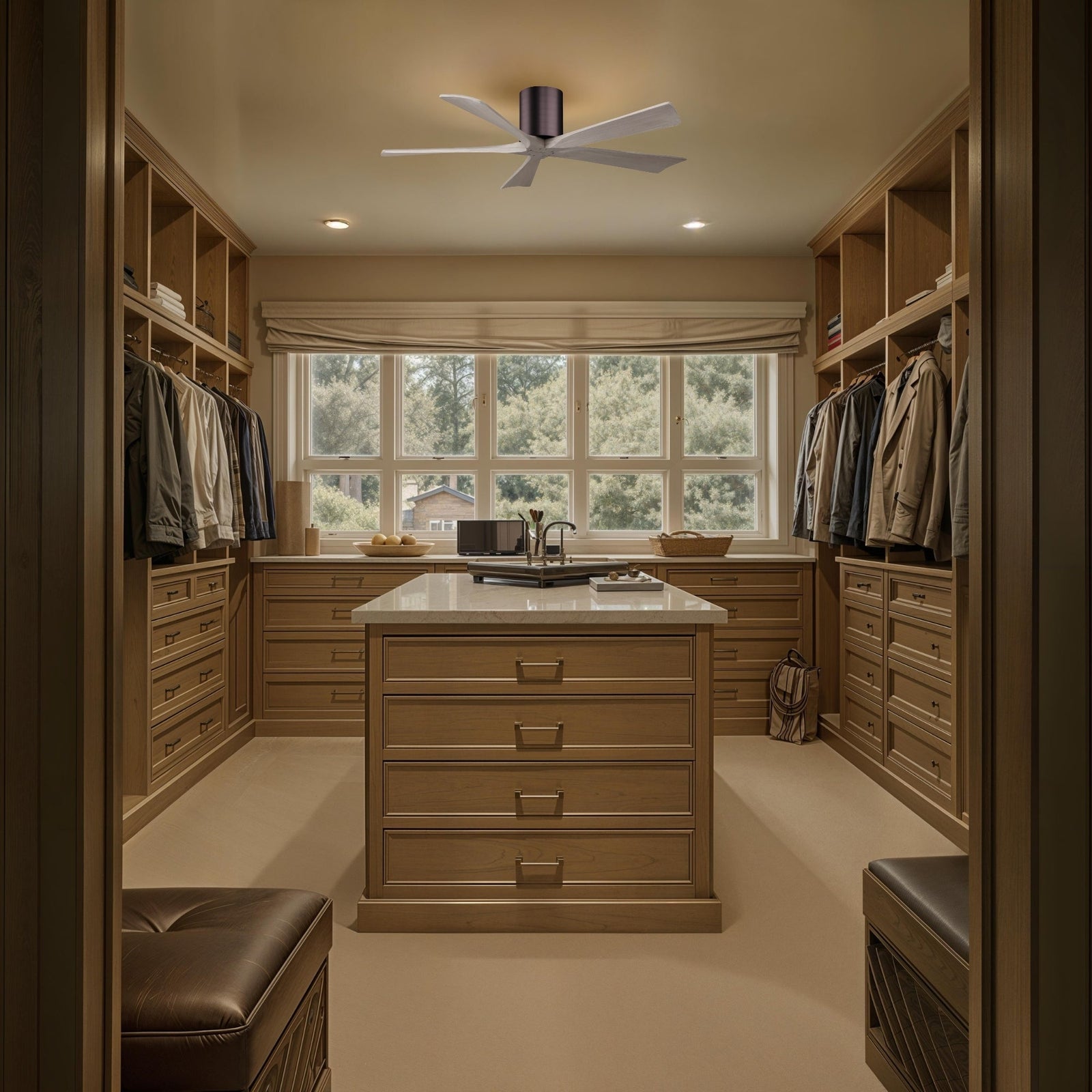 Matthews Flush Mount Ceiling Fans