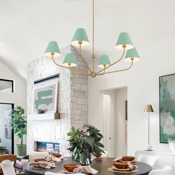 Pop of Color Ceiling Lights