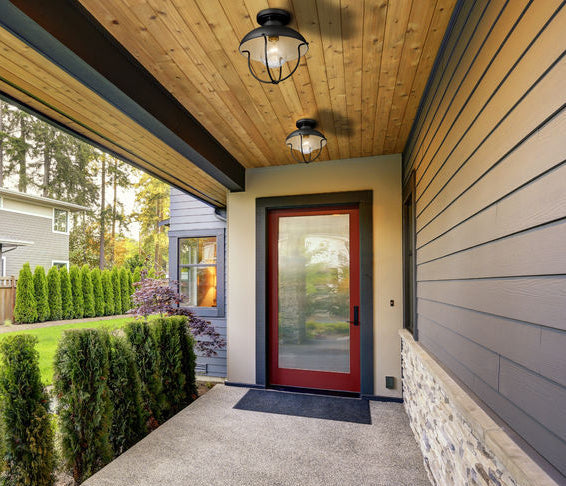 Outdoor Semi-Flush Mount Lights