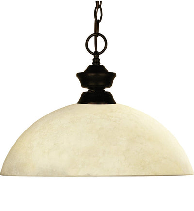 Z-Lite - 100701BRZ-DGM14 - Challenger 14" Pendant
