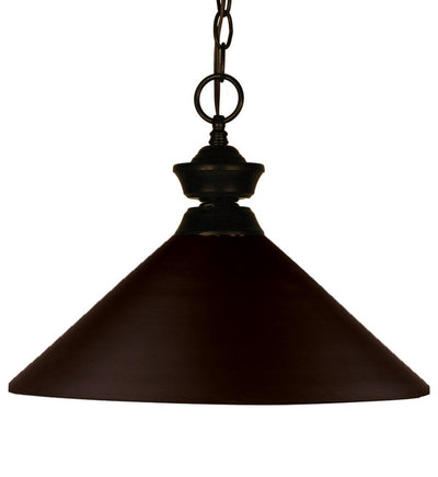Z-Lite - 100701BRZ-MBRZ - Shooter 14" Pendant