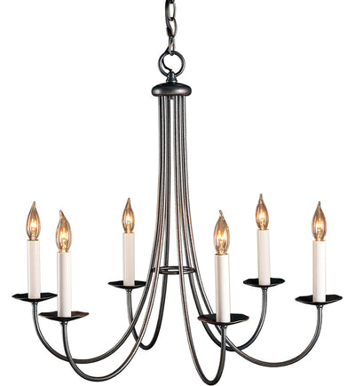 Hubbardton Forge - Simple Sweep 6 Arm Chandelier