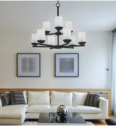Maxim Lighting - 10206FTBK - Corona 28" Chandelier