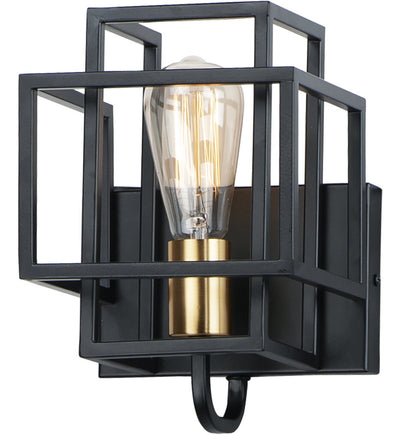 Maxim Lighting - 10241BKSBR - Liner 10" Wall Sconce