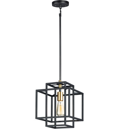 Maxim Lighting - 10246BKSBR - Liner 9.75" Pendant