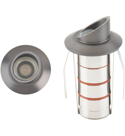 WAC Lighting - LED 1in 12V Round Shroud Top Inground Indicator Light