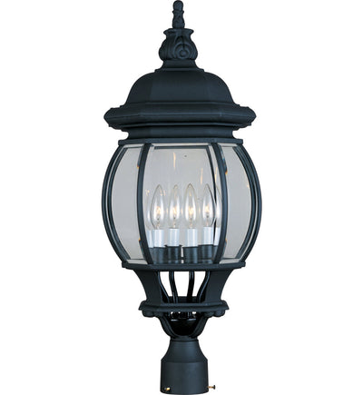Maxim Lighting - 1038BK - Crown Hill 27" 4 Light Outdoor Post Light