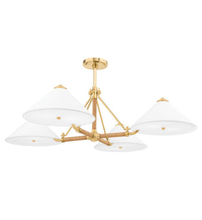 Hudson Valley - 1046-AGB - Williamsburg 46" Chandelier