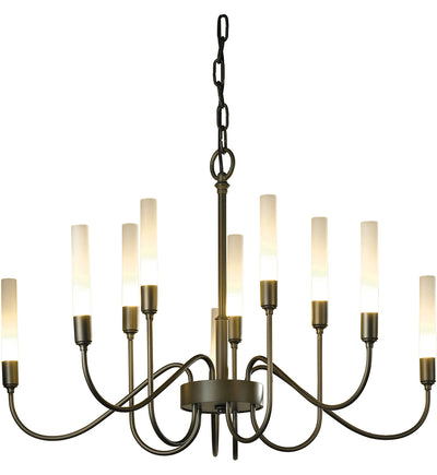 Hubbardton Forge - Lisse 10 Arm Chandelier