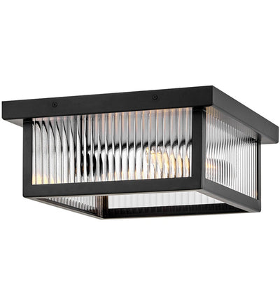 Hinkley Lighting - 10603BK - Torrent 14-Inch Outdoor Flush Mount