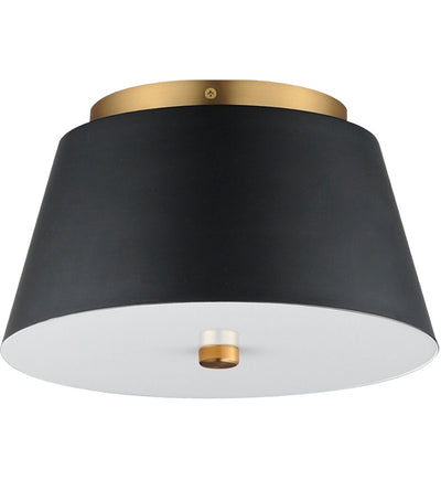 Maxim Lighting - 10710WTBKNAB - Miles 10.5" Flush Mount