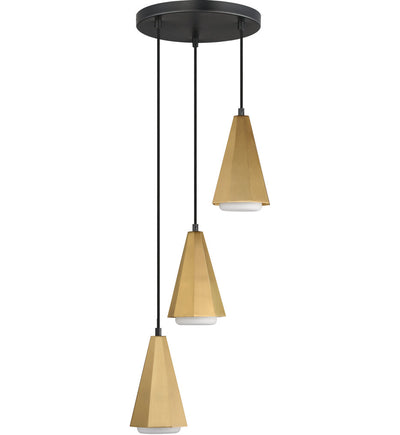 Maxim Lighting - 10813SWBKAB - Rizzo 14" Pendant