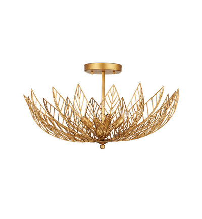 Currey & Company - 9000-1228 - Leaflace 26" Semi-Flush Mount