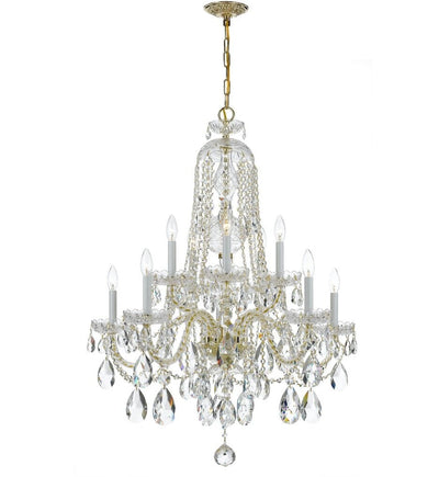 Crystorama - 1110-PB-CL-MWP - Traditional Crystal 32" Chandelier
