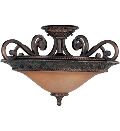 Maxim Lighting - 11241SAOI - Symphony 22.5" Semi-Flush