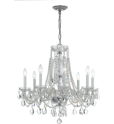 Crystorama - 1138-CH-CL-MWP - Traditional Crystal 26" Chandelier