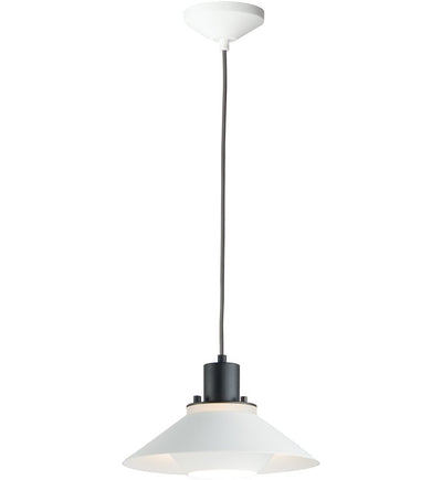 Maxim Lighting - 11410BKWT - Oslo 11.75" Pendant