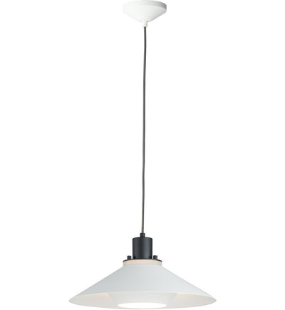 Maxim Lighting - 11412BKWT - Oslo 15.75" Pendant