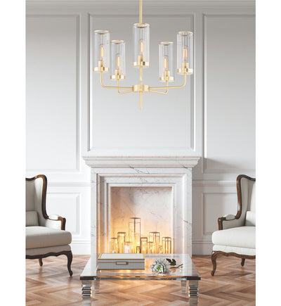 Maxim Lighting - 11475CRSBR - Crosby 24" Chandelier