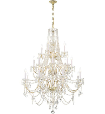 Crystorama - Traditional Crystal 38" Chandelier