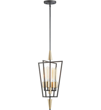 Maxim Lighting - 11654BKSBR - Wings 12" Pendant