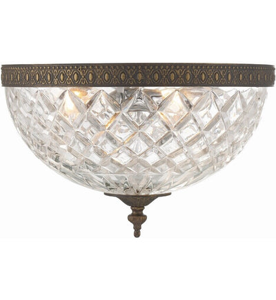 Crystorama - 117-12-EB - Ceiling Mount 12" Flush Mount