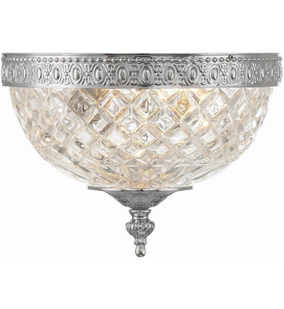 Crystorama - 117-8-CH - Ceiling Mount 8" Flush Mount