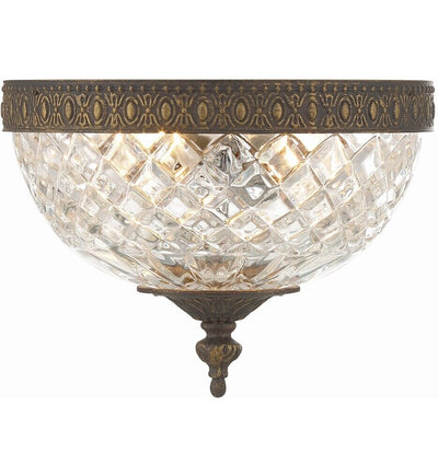 Crystorama - 117-8-EB - Ceiling Mount 8" Flush Mount