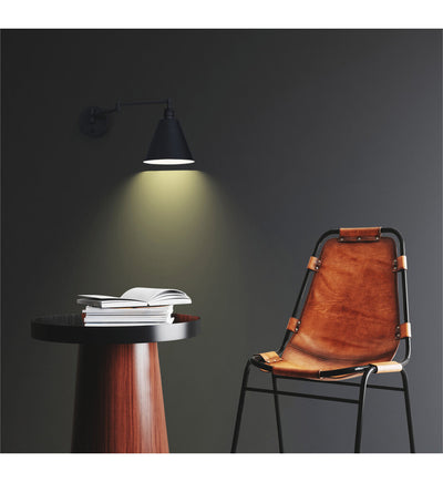 Maxim Lighting - 12220BK - Library 10.5" Wall Sconce