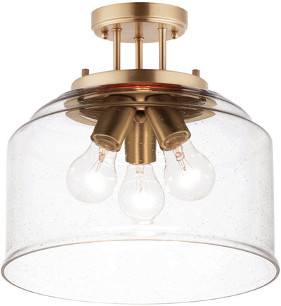 Maxim Lighting - 12271CDHR - Acadia 12.75" Semi-Flush