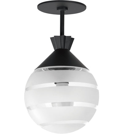 Maxim Lighting - 12441CLFTBK - Copacabana 7.75" Semi-Flush