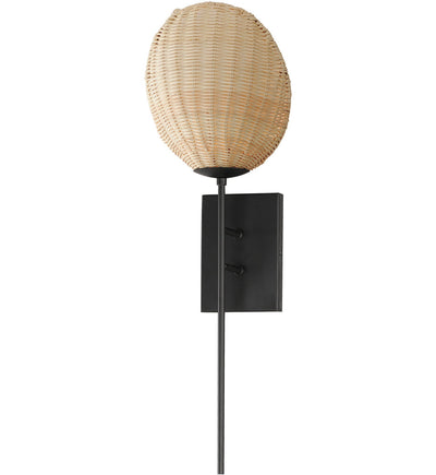 Maxim Lighting - 12601NABK - Maldives 25.75" Wall Sconce