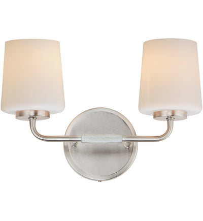 Maxim Lighting - 12692WTSN - Durham 13.75-Inch Wall Sconce