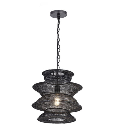 Maxim Lighting - 14930BK - Krabi 14" Pendant