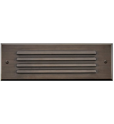 Hinkley Lighting - Louvered Brick Light 9-Inch Outdoor Step Light