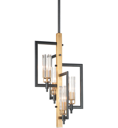 Maxim Lighting - 16114CLBKAB - Flambeau 13" Chandelier