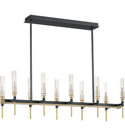 Maxim Lighting - 16127CLBKAB - Flambeau 45.25" Pendant