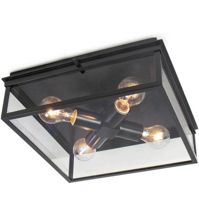 Regina Andrew - 17-1011BLK - Sydney 14.5" Flush Mount