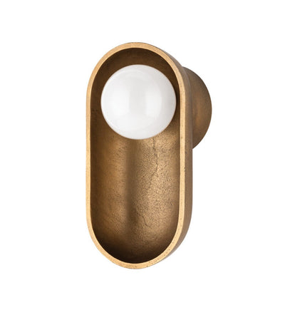 Hudson Valley - 1781-AGB - Nathan 11" Wall Sconce