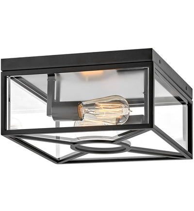 Hinkley Lighting - Brixton 12" Outdoor Flush Mount