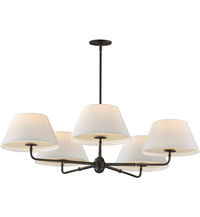 Maxim Lighting - 18415OFANB - Dunbridge 42-Inch Chandelier