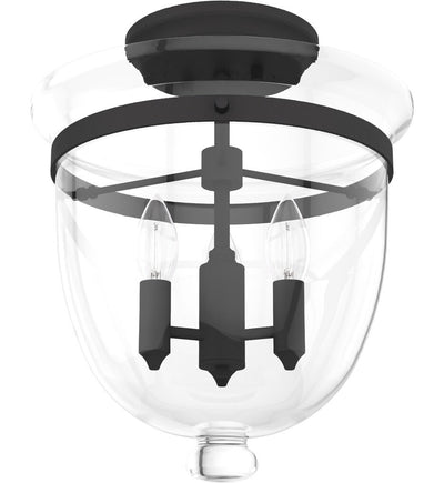Hunter - 19315 - Belltown 13" Semi-Flush Mount