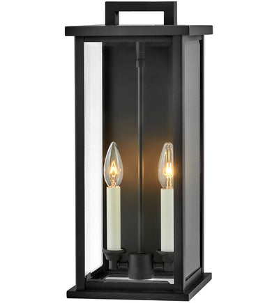 Hinkley Lighting - 20014BK - Weymouth 18.25" Outdoor Wall Light
