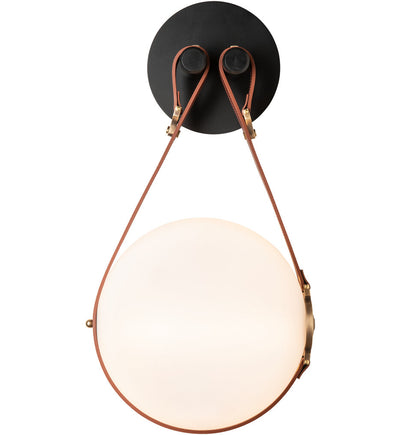 Hubbardton Forge - Derby Brass with Black Wall Sconce