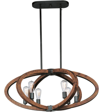 Maxim Lighting - 20915APAR/BUL - Bodega Bay 36.5" Pendant