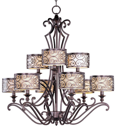 Maxim Lighting - 21156WHUB - Mondrian 34" Chandelier